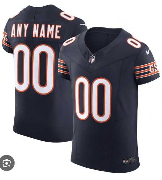 Men & Women & Youth Chicago Bears Active Player Custom F.U.S.E. Navy Vapor Elite Stitched Jersey->tennessee titans->NFL Jersey